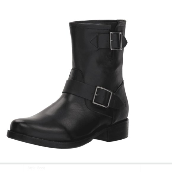 FRYE VICKY ENGINEER LEATHER BOOT - Picture 4 of 8